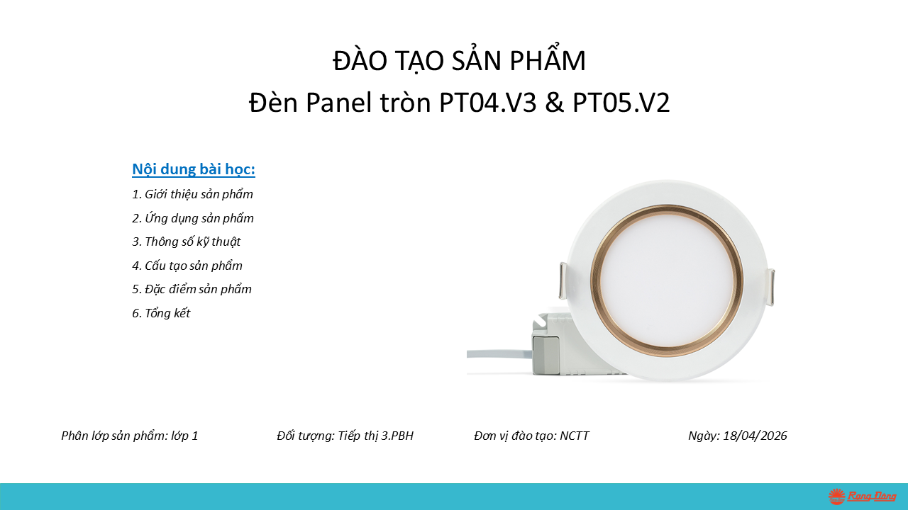 Panel tròn PT04.V3 PT05.V2